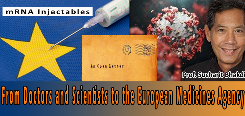 Urgent Open Letter from Doctors and Scientists to the European Medicines Agency Regarding COVID-19 Vaccine Safety Concerns